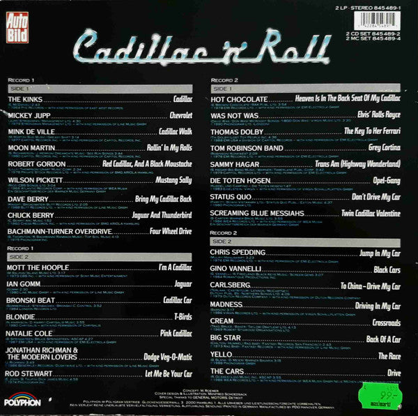 Various : Cadillac 'n' Roll (2xLP, Comp)