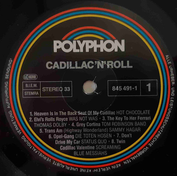 Various : Cadillac 'n' Roll (2xLP, Comp)