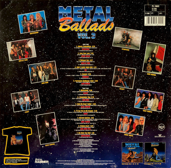 Various : Metal Ballads Vol. 3 (LP, Comp)