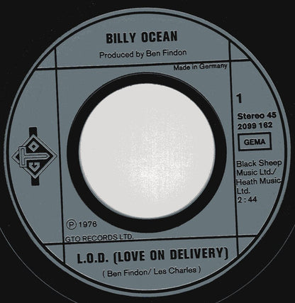 Billy Ocean : L.O.D. (Love On Delivery) (7", Single)