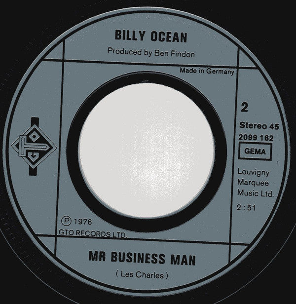 Billy Ocean : L.O.D. (Love On Delivery) (7", Single)