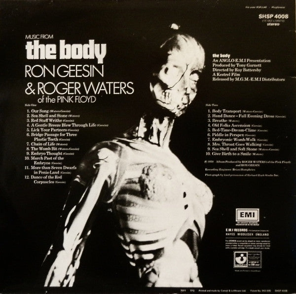Ron Geesin & Roger Waters : Music From The Body (LP, Album, RE)