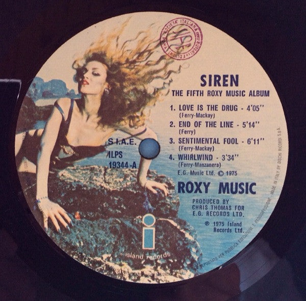 Roxy Music : Siren (LP, Album)