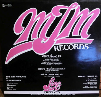 F.L.T. : Wölfe (Remix) (12", Maxi)