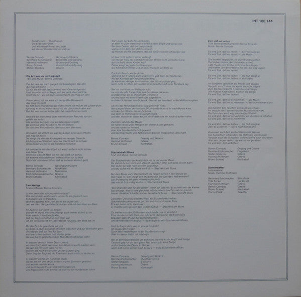 Bernie's Autobahnband* : Ohne Filter (LP, Album)