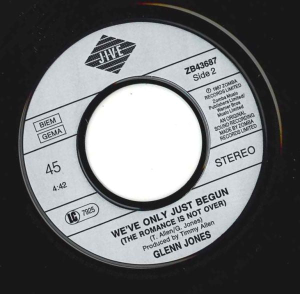 Glenn Jones : Stay (7")