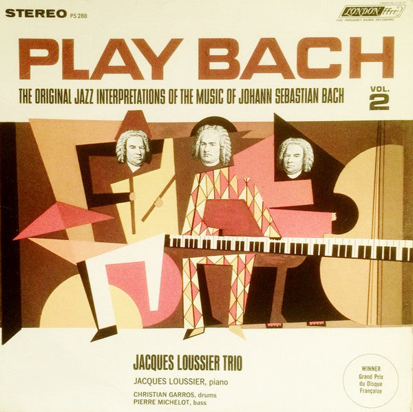 Jacques Loussier Trio : Play Bach Vol. 2 (The Original Interpretations Of The Music Of Johann Sebastian Bach) (LP, Album, RP)