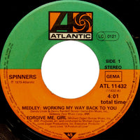 Spinners : Working My Way Back To You / Disco Ride (7", Single)