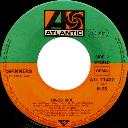 Spinners : Working My Way Back To You / Disco Ride (7", Single)