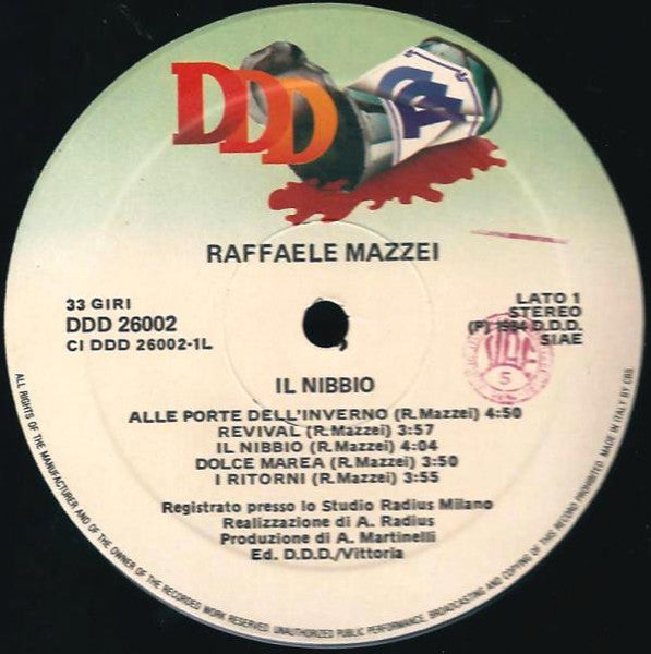 Raffaele Mazzei : Il Nibbio (LP, Album)