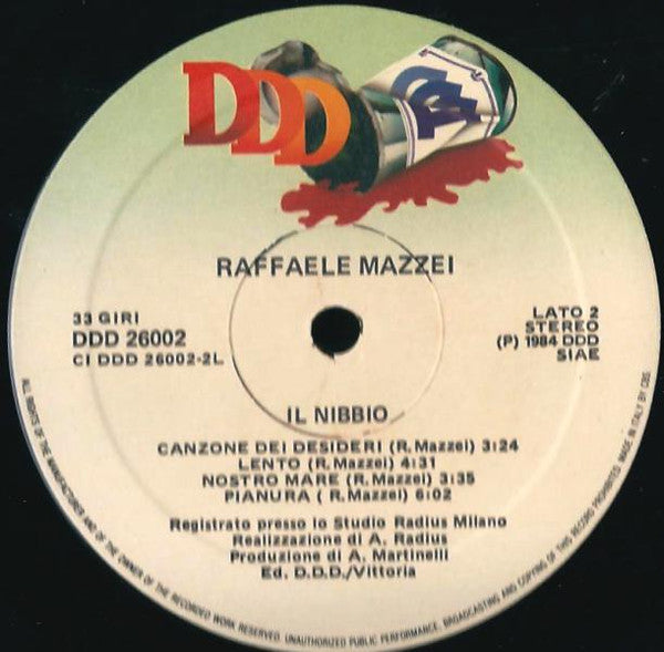Raffaele Mazzei : Il Nibbio (LP, Album)
