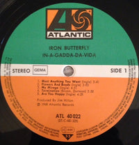 Iron Butterfly : In-A-Gadda-Da-Vida (LP, Album, RP)