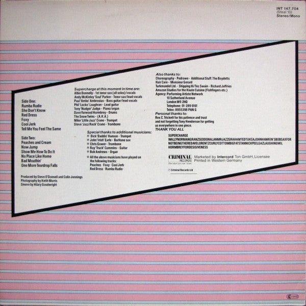 Supercharge (2) : Now Jump (LP, Album)