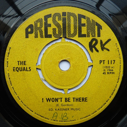The Equals : I Won't Be There / Fire (7", Single)
