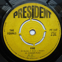 The Equals : I Won't Be There / Fire (7", Single)