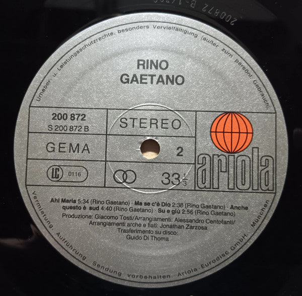 Rino Gaetano : Resta Vile Maschio, Dove Vai? (LP, Album)