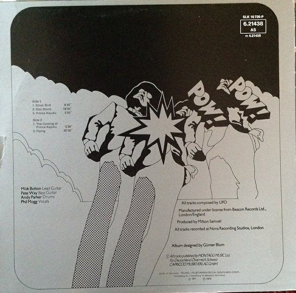 UFO (5) : UFO 2 - Flying - One Hour Space Rock (LP, Album, RE)
