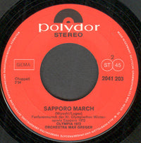 Orchestra Max Greger* : Munich Fanfare March / Sapporo March (7", Single)