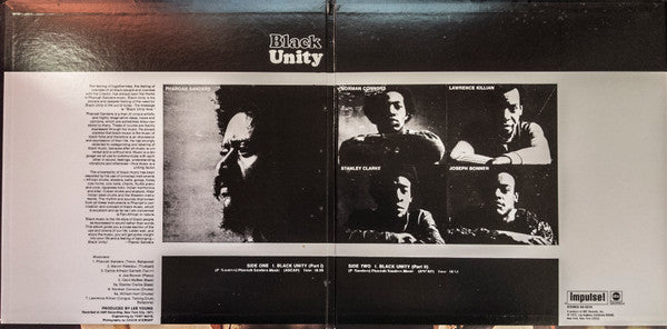 Pharoah Sanders : Black Unity (LP, Album, Ltd, RE)
