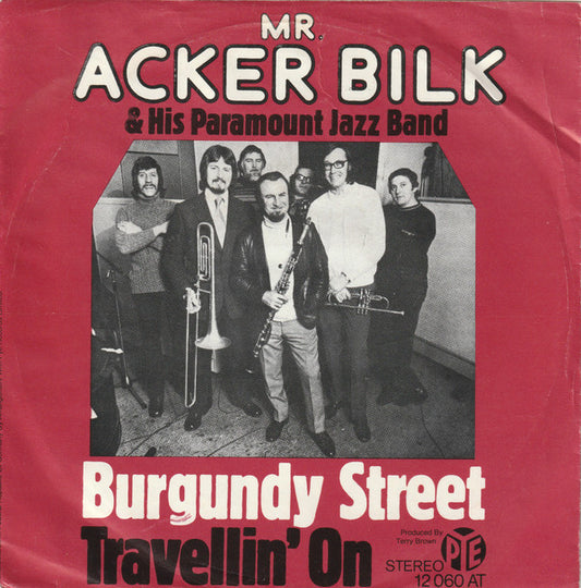 Acker Bilk And His Paramount Jazz Band : Burgundy Street (7", Single)