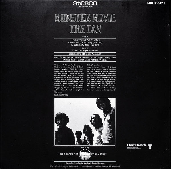 The Can* : Monster Movie (LP, Album, RP)