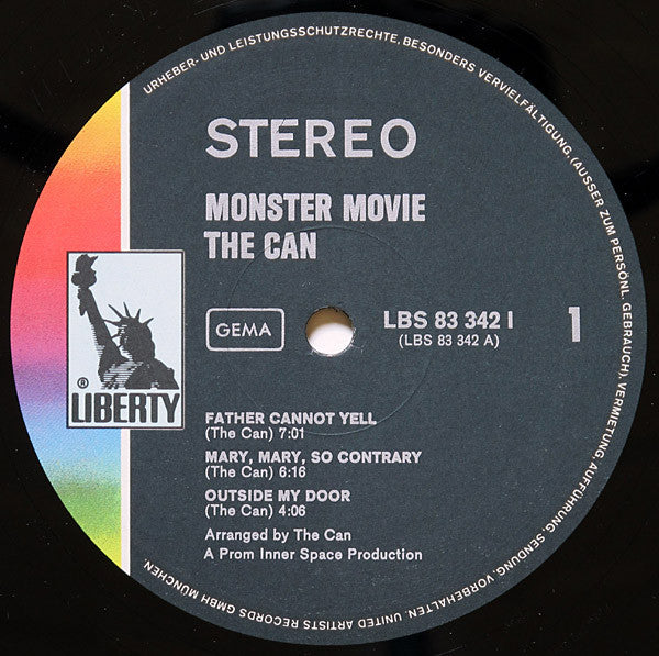 The Can* : Monster Movie (LP, Album, RP)