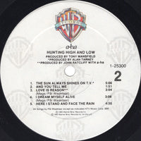 a-ha : Hunting High And Low (LP, Album, SRC)