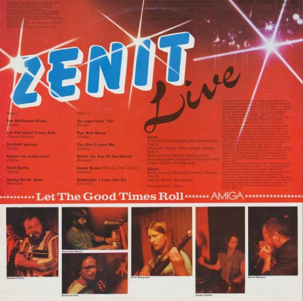 Zenit (2) : Live - Let The Good Times Roll (LP, Album)