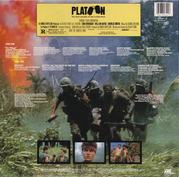 Various : Platoon (Original Motion Picture Soundtrack And Songs From The Era) (LP, Comp, RE)