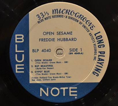Freddie Hubbard : Open Sesame (LP, Album, Mono, RE)