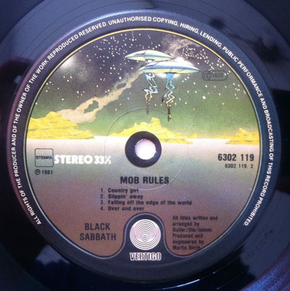 Black Sabbath : Mob Rules (LP, Album)