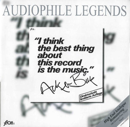 Acker Bilk : "I Think The Best Thing About This Record Is The Music." (LP, Album, Ltd, RM, 180)