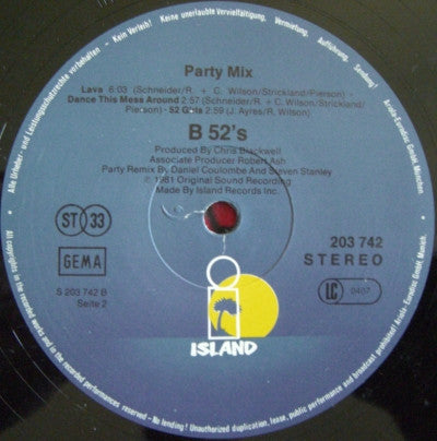 The B-52's : Party Mix! (LP, MiniAlbum, Mixed)