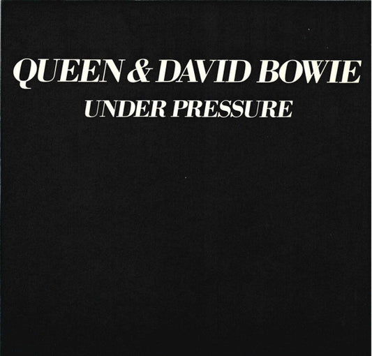 Queen & David Bowie : Under Pressure (7", Single, Whi)