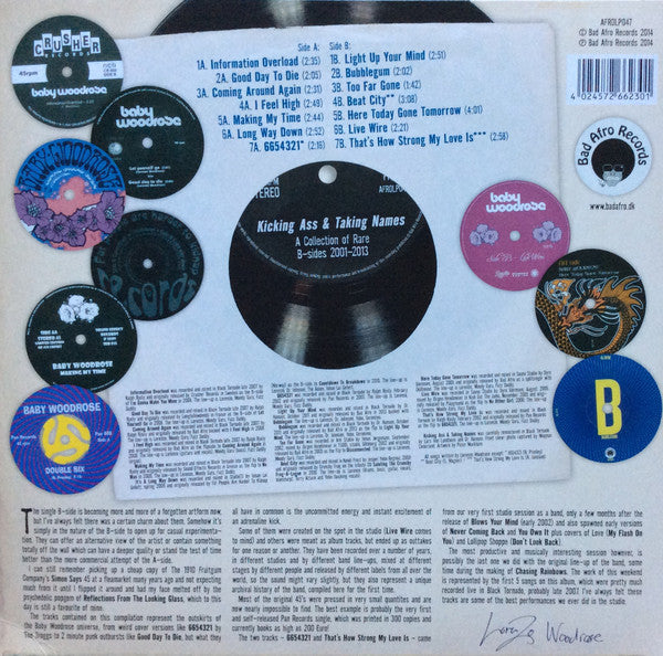 Baby Woodrose : Kicking Ass & Taking Names (LP, Comp)