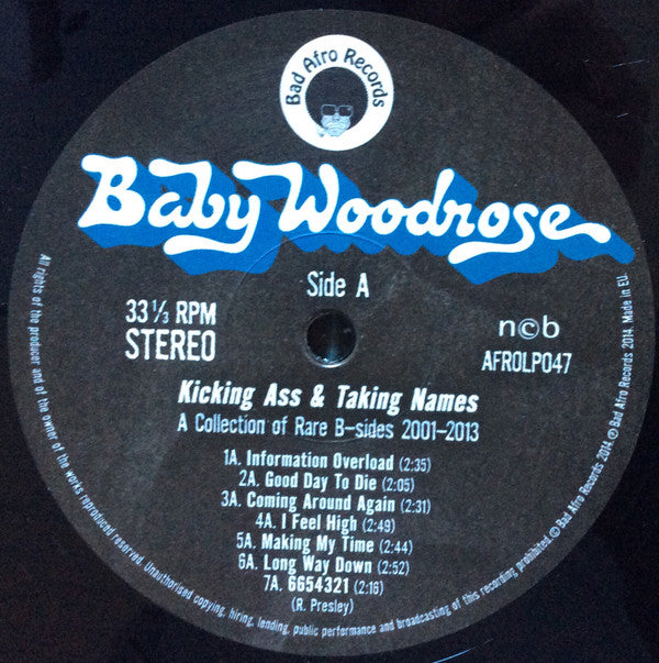 Baby Woodrose : Kicking Ass & Taking Names (LP, Comp)