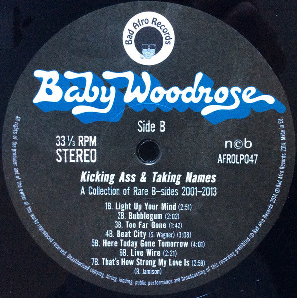 Baby Woodrose : Kicking Ass & Taking Names (LP, Comp)
