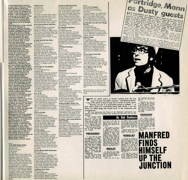 Manfred Mann : Remember The Golden Years - Manfred Mann (2xLP, Comp)