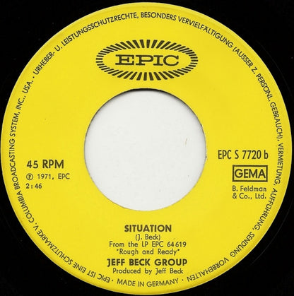 Jeff Beck Group : Got The Feeling (7", Single)