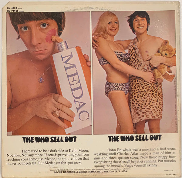 The Who : The Who Sell Out (LP, Album, RE)