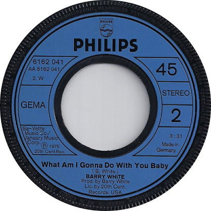 Barry White : What Am I Gonna Do With You (7", Single)