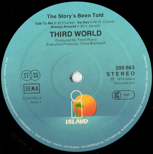 Third World : The Story's Been Told (LP, Album)