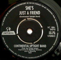 The Continental Uptight Band : Please Sing A Song For Us / She's Just A Friend (7", Single)