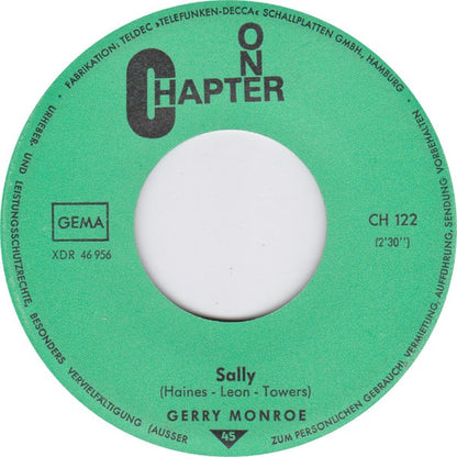 Gerry Monroe : Sally (7", Single)