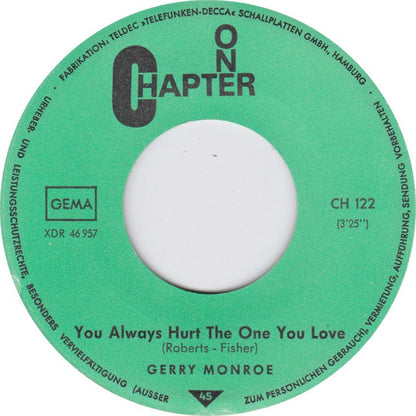 Gerry Monroe : Sally (7", Single)
