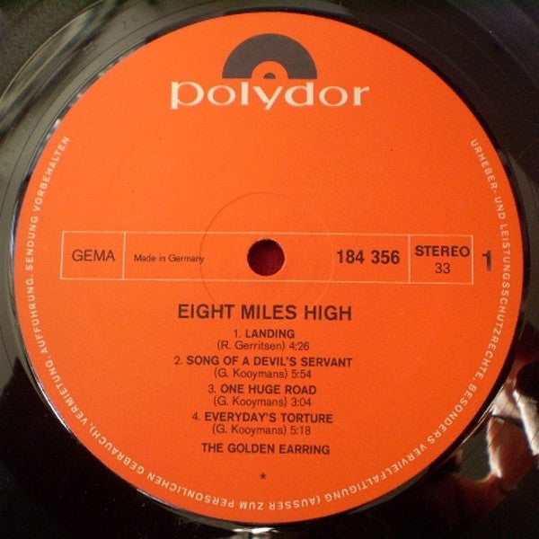 The Golden Earring* : Eight Miles High (LP, Album, RE)