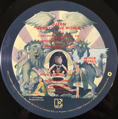 Queen : News Of The World (LP, Album, PRC)