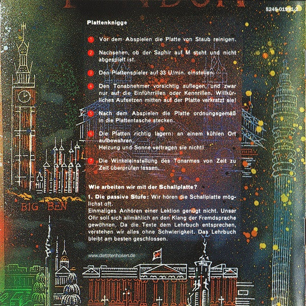 Die Toten Hosen : Learning English, Lesson One (CD, Album, RE)