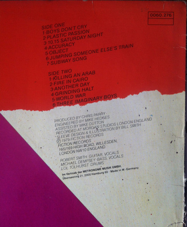 The Cure : Boys Don't Cry (LP, Album)