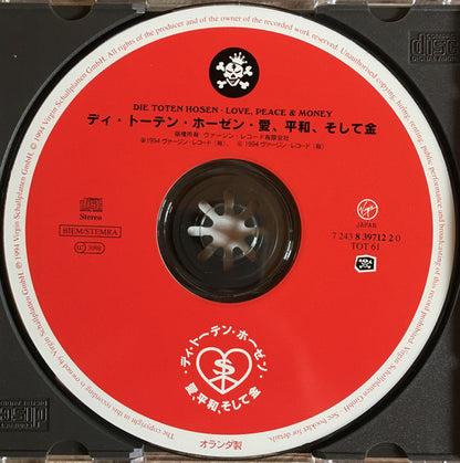 Die Toten Hosen = ディ・トーテン・ホーゼン* : Love, Peace & Money = 愛、平和、そして金 (CD, Album)
